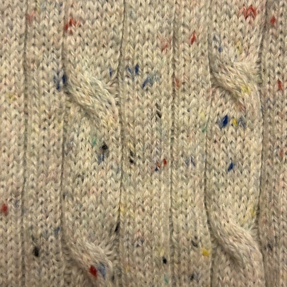 Kim Roger confetti Speckled Cable Knit long Cardigan NWOT Large 87 - Picture 4 of 10